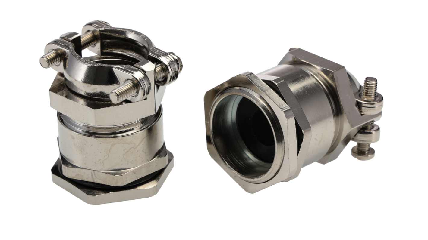 Lapp SKINDICHT Series Metallic Nickel Plated Brass Cable Gland, PG21 Thread, 15mm min., 20mm max., IP55