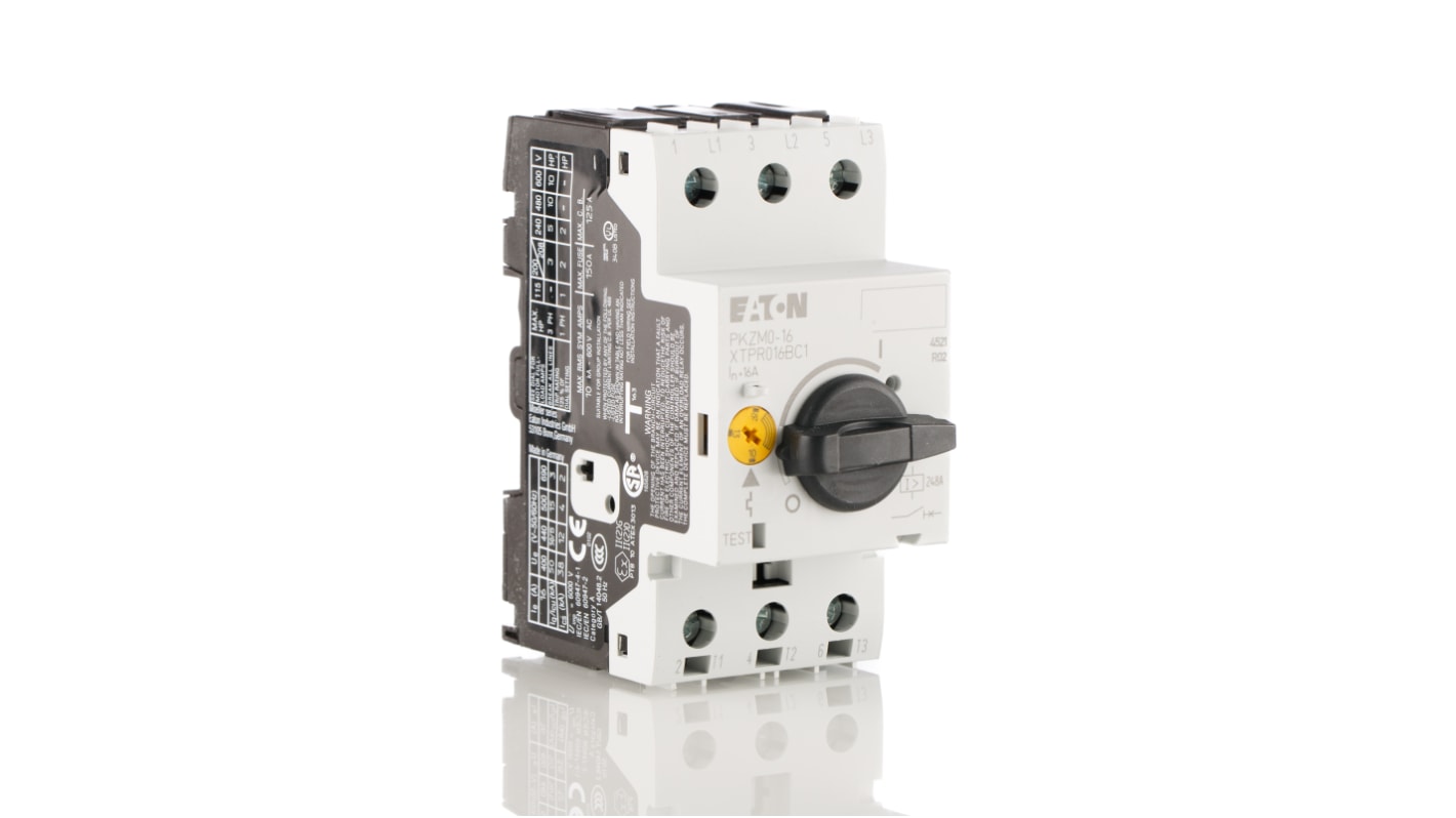Disjoncteur moteur Eaton Disjoncteurs de protection de moteur PKZM0 → 32 A Eaton Moeller 10 → 16 A.,