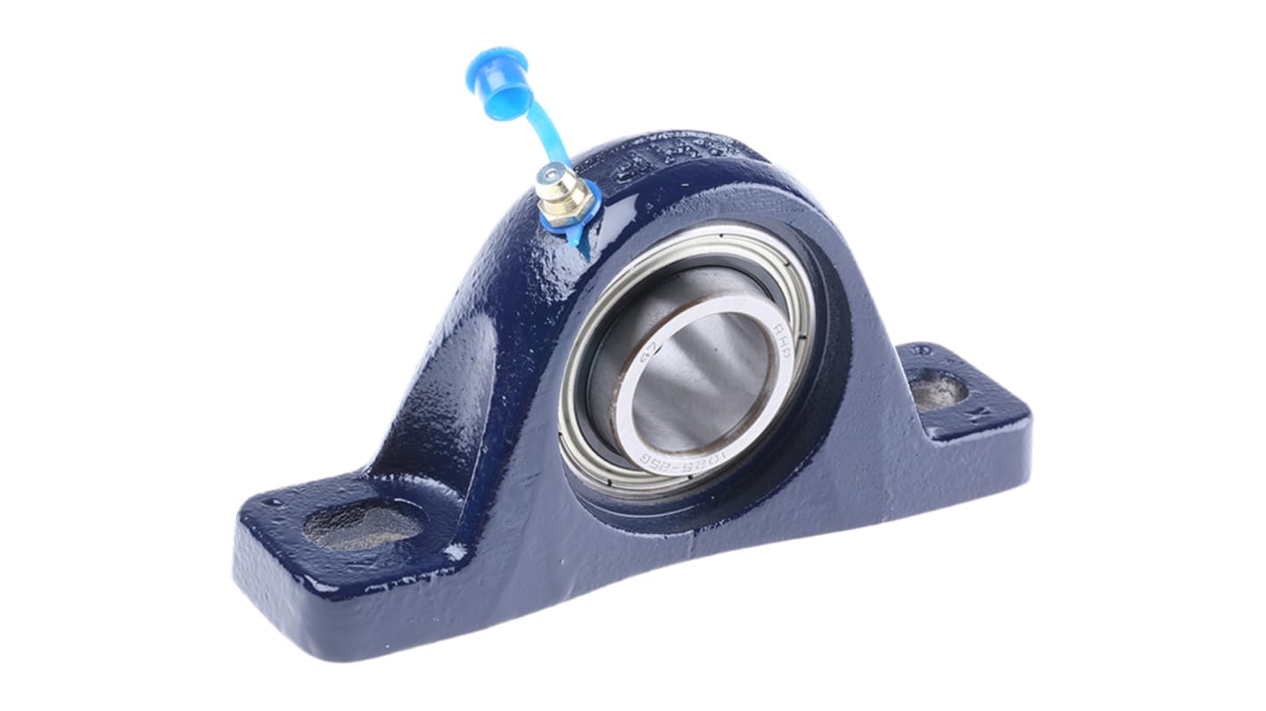 Blocco di supporto per cuscinetti, NSK-RHP SL25, Ø interno 25mm, foro di montaggio 10mm, lungo 139mm, alto 67.8mm, in