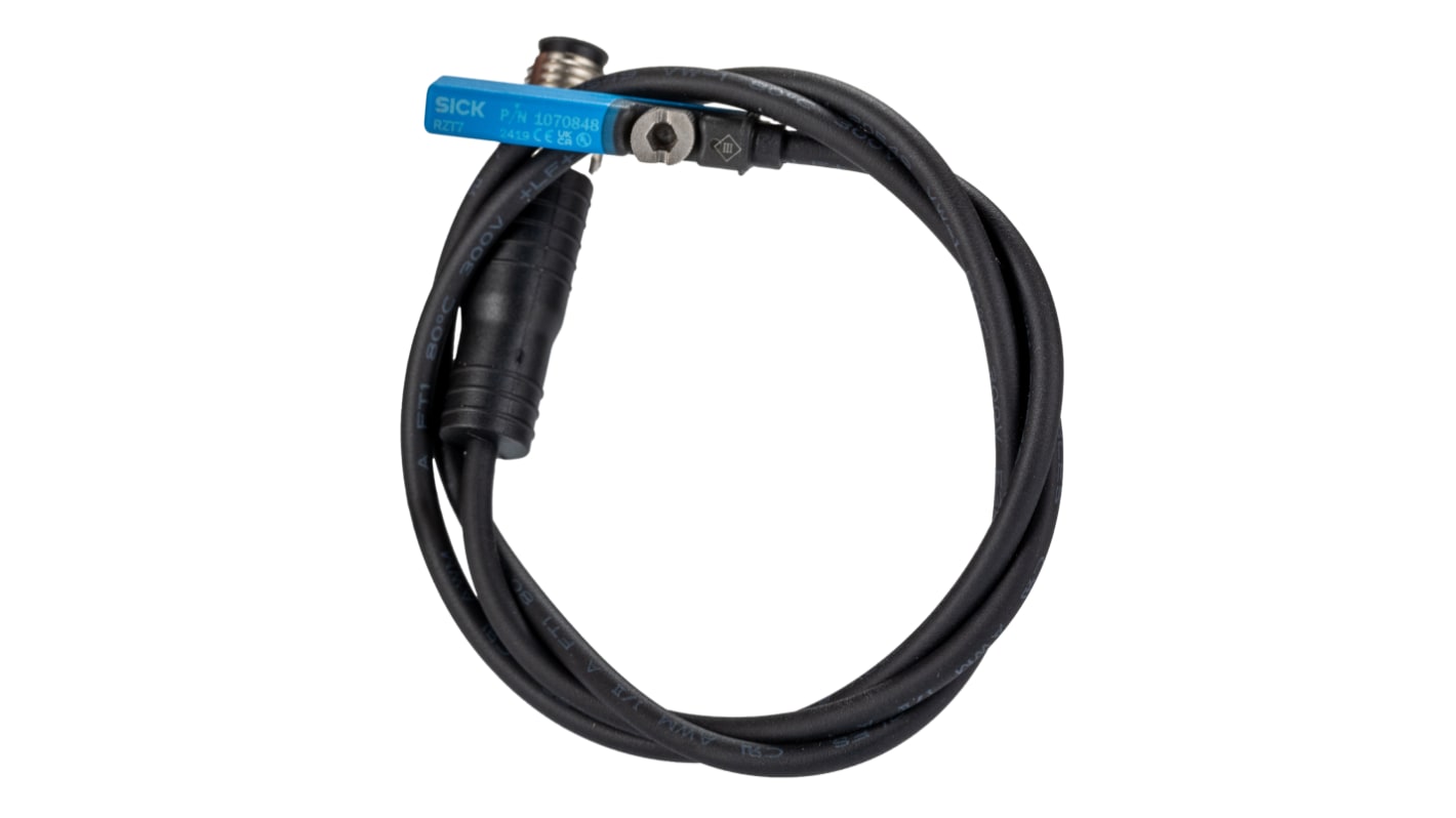 SICK Magnetic Cylinder Sensor Pneumatic Sensor, IP65, 5 → 30V dc, RZT7, with LED indicator