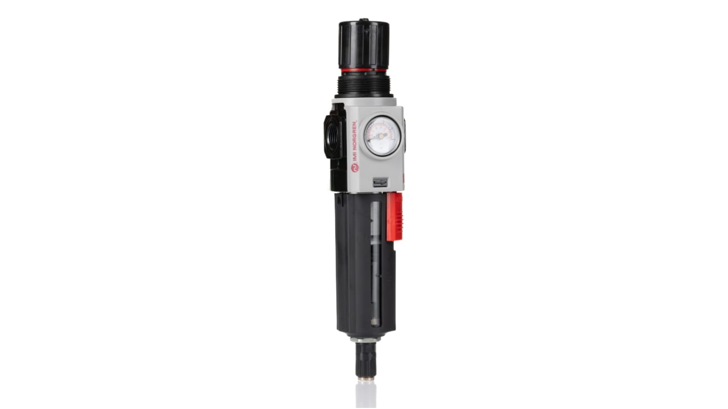 Norgren Excelon Plus Filter Regulator, 40μm, G 3/8, Automatic, 10 bar
