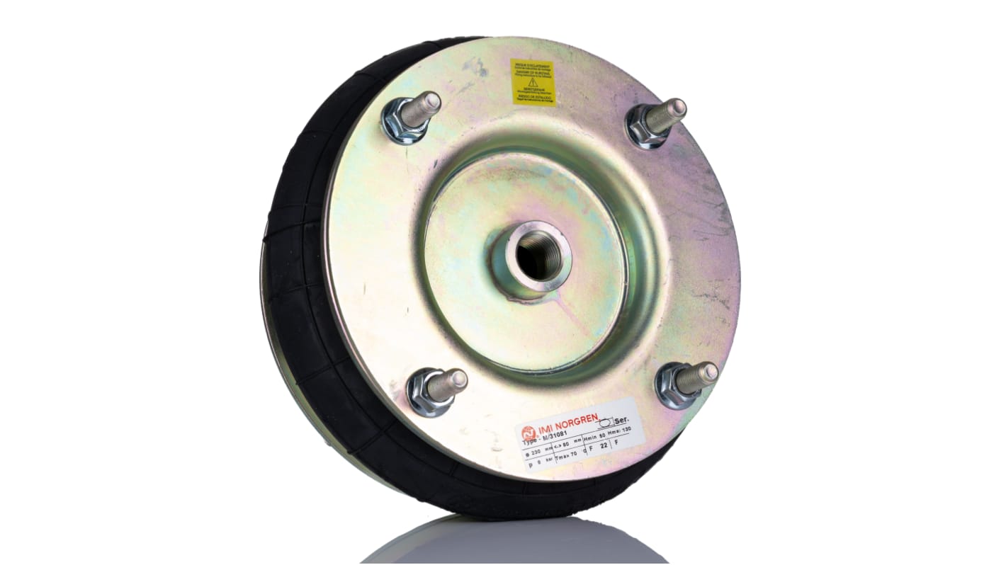 Norgren Compact Air Bellows M/31081, 2 convolution , 115mm Stroke
