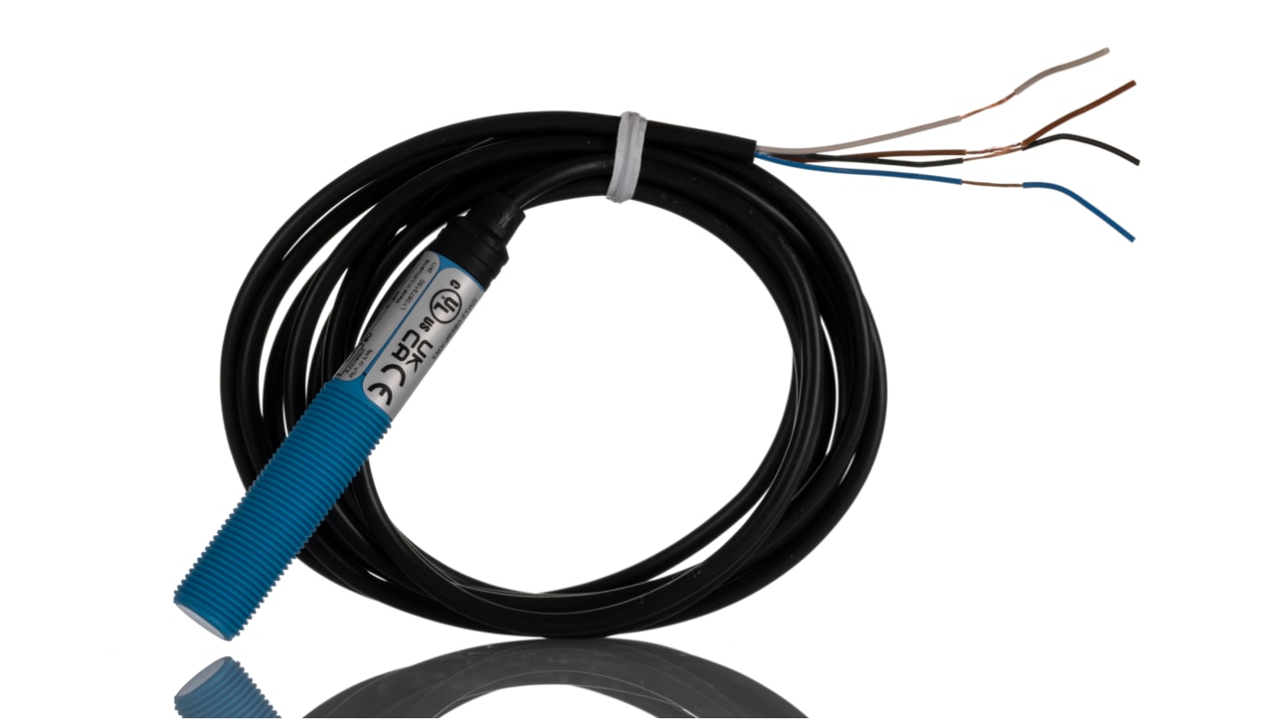 Rs-Online Sensore di prossimità Cilindro filettato SICK M12 rilevamento 8 mm 10 → 30 V c.c