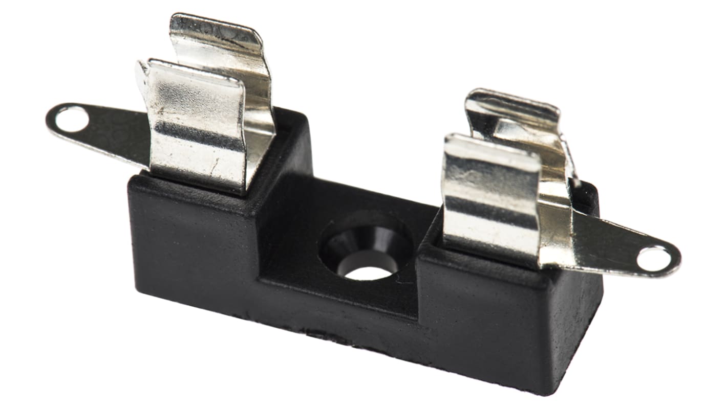 Bulgin 6.3A Base Mount Fuse Holder for 5 x 20mm Fuse, 250V ac