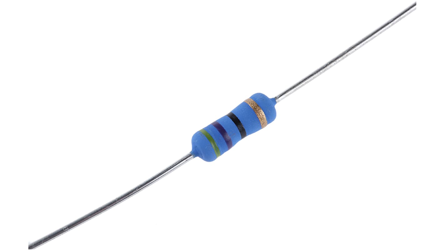 TE Connectivity 金属氧化物电阻, 47Ω, 1W, ±5%容差, ±300ppm/°C, ROX1S系列