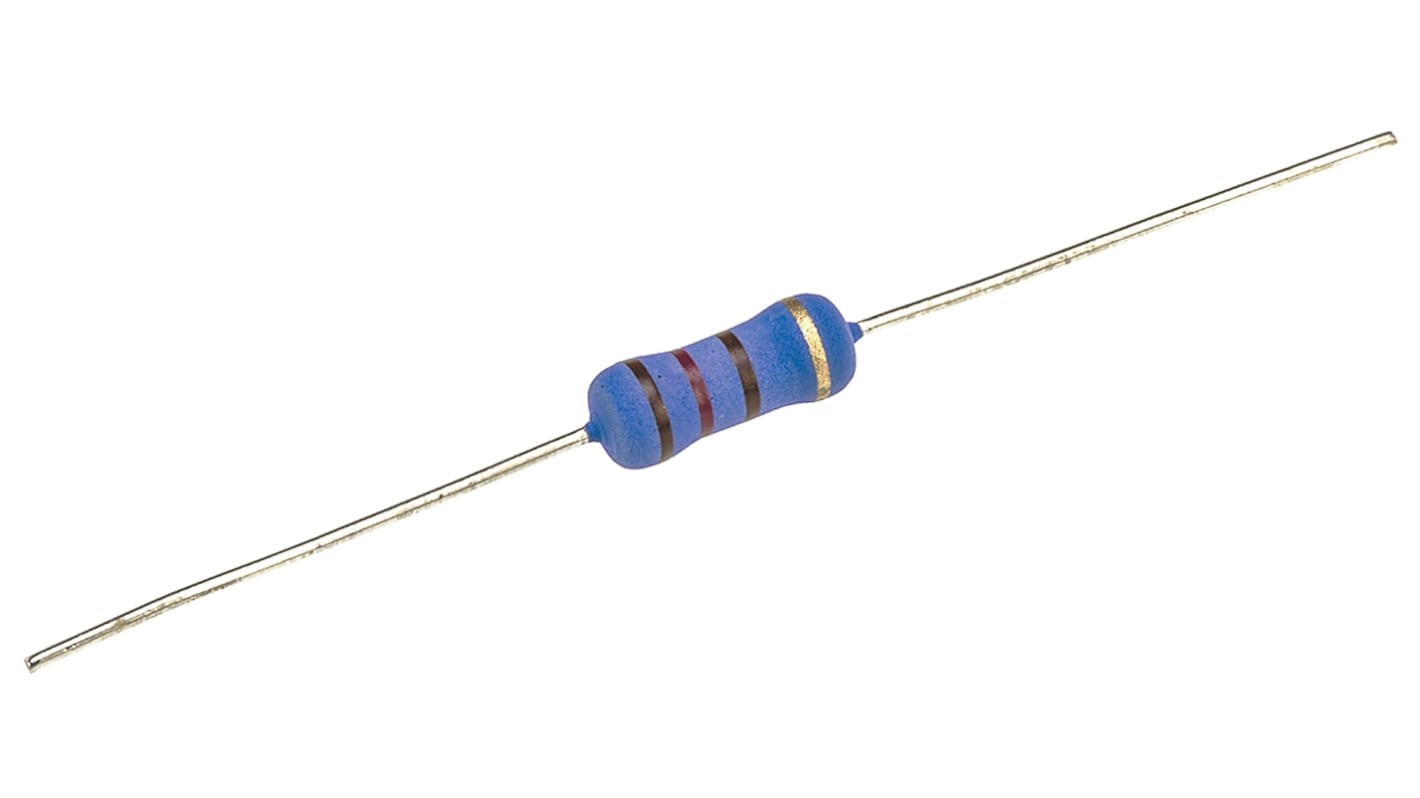 TE Connectivity 金属氧化物电阻, 120Ω, 2W, ±5%容差, ±300ppm/°C, ROX2S系列