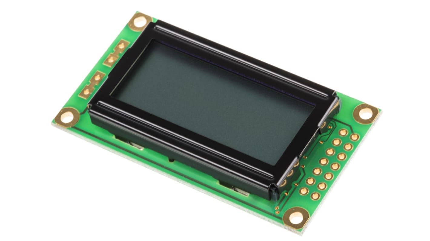 Display monocromatico LCD Powertip, Alfanumerico, 2x8 caratteri, interfaccia 8 bit