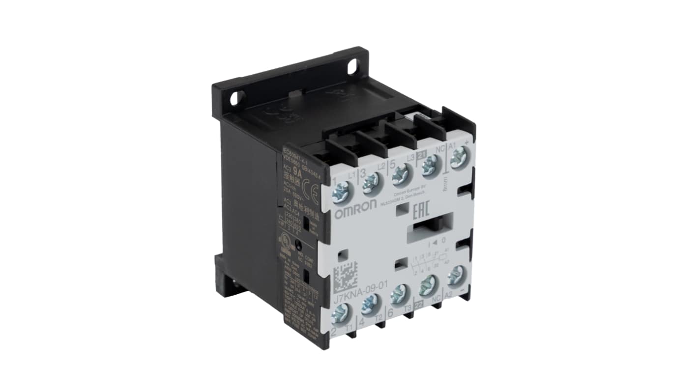 Stycznik 24 V DC Omron styki: 3 4 kW 9 A 3NO Śruba J7KNA-09-01 24D