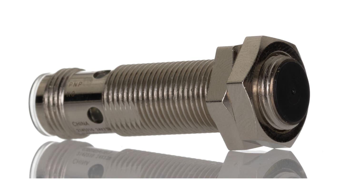 Rs-Online Sensore di prossimità Cilindro filettato Omron M12 rilevamento 4 mm 12 → 24 V CC