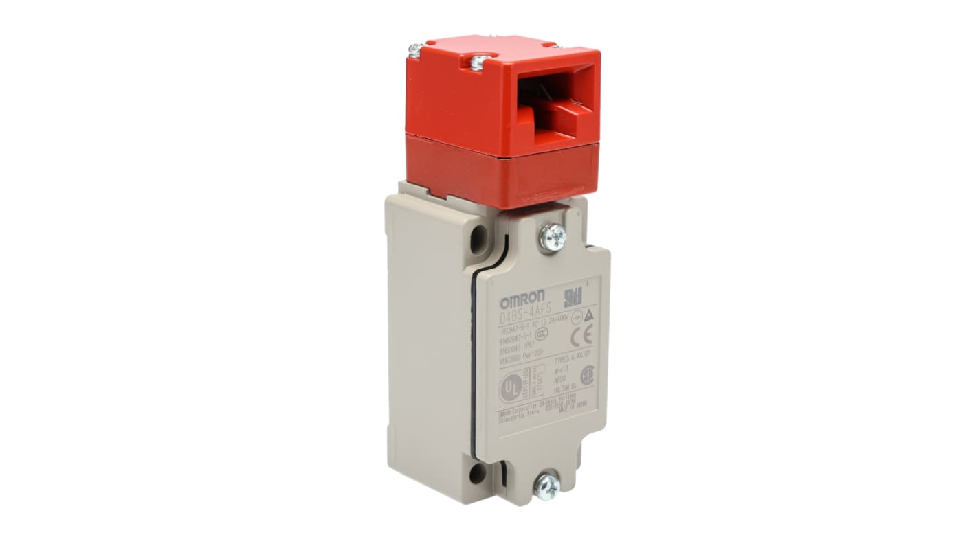 Omron D4BS Safety Interlock Switch, 2NC, Plastic, Key