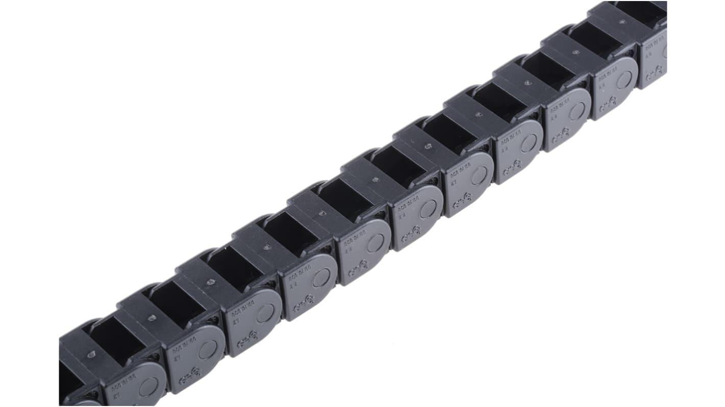 Canalina passacavi Igus, 24,2 mm x 19.3mm, L. 1m, curvatura min. 38 mm