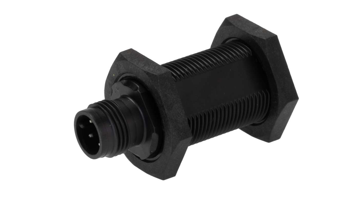 Sensore fotoelettrico Cilindrico Omron, a retroriflessione, rilevamento 4 m, uscita PNP