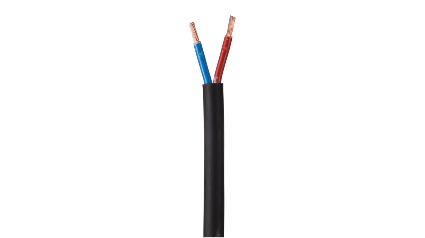 RS PRO 4 Core, 2.5 mm² CSA, 10.6mm od, 100m, Black