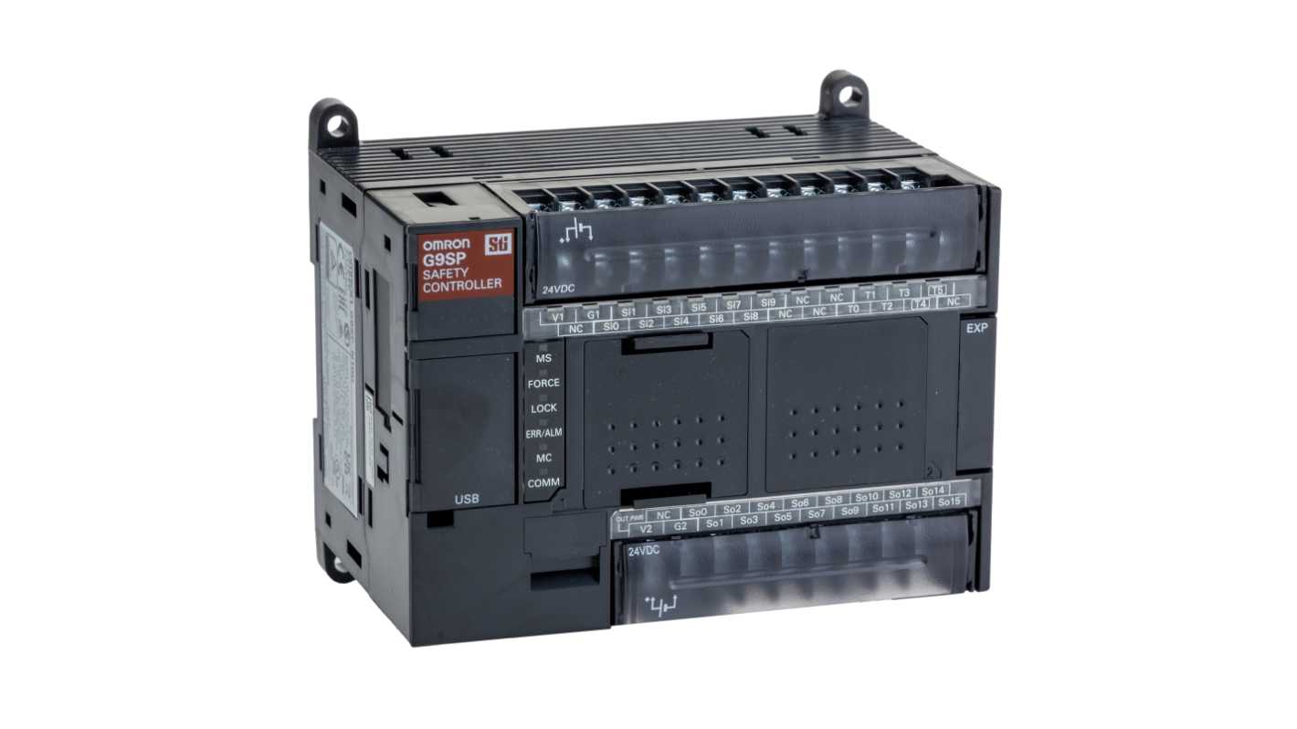 Omron G9SP Series Input/Output Module, 10 Inputs, 16 Outputs, 24 V dc