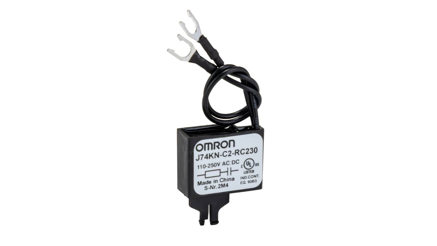 Omron, J74KN Surge Suppressor Unit 110 → 230 V ac Maximum Voltage Rating