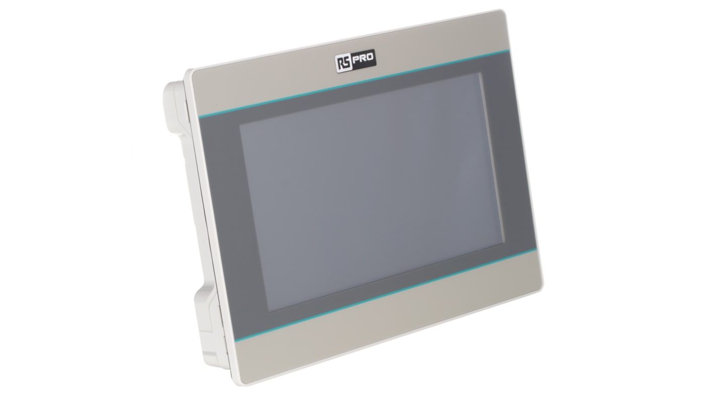 Terminal HMI RS PRO, LCD TFT, 7, 800 x 480pixels, 201 x 147 x 39 mm