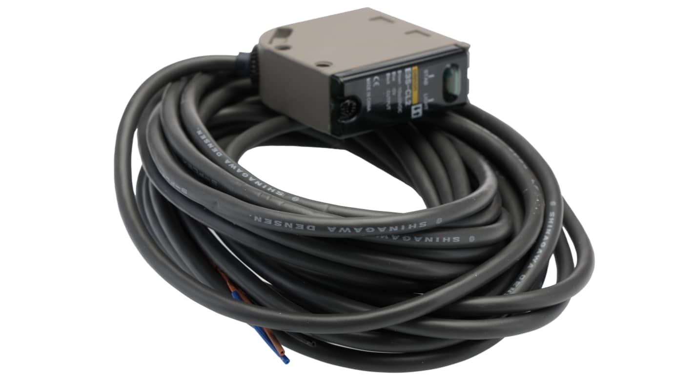 Omron E3S-CL Kubisch Optischer Sensor, Hintergrundunterdrückung, Bereich 5 → 200 mm, NPN/PNP Ausgang,
