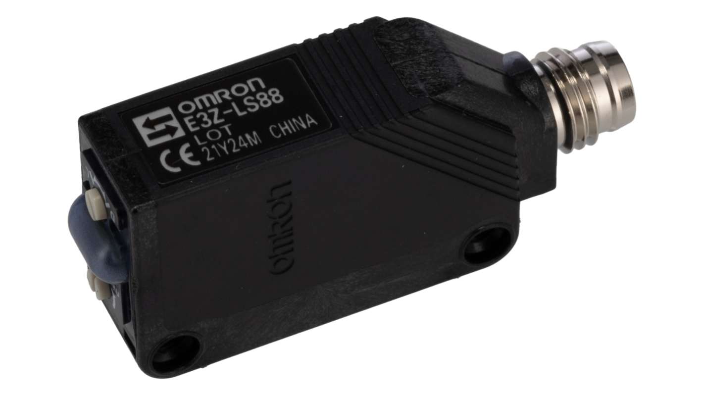 Omron Background Suppression Photoelectric Sensor, Block Sensor, 80 mm Detection Range