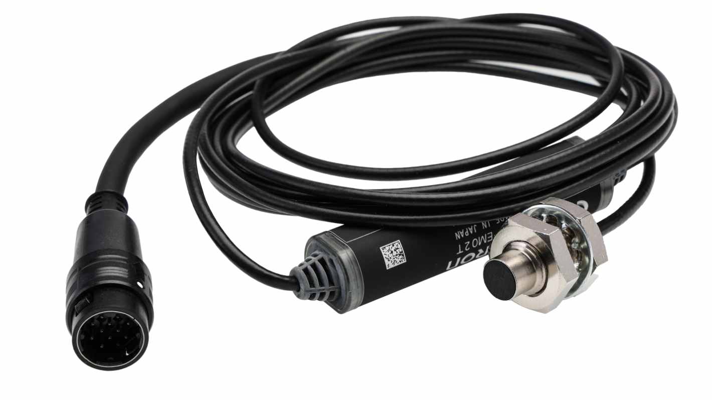 Omron Inductive Threaded Barrel Proximity Sensor, M10, 2 mm Detection, 12 → 24 V dc