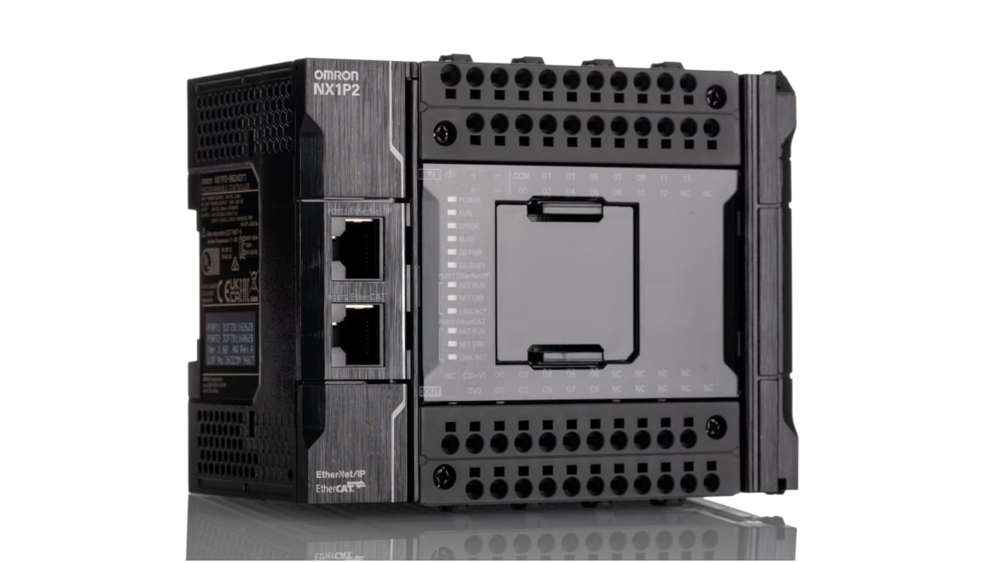 Rs-Online CPU PLC Omron NX1P uscite: 10