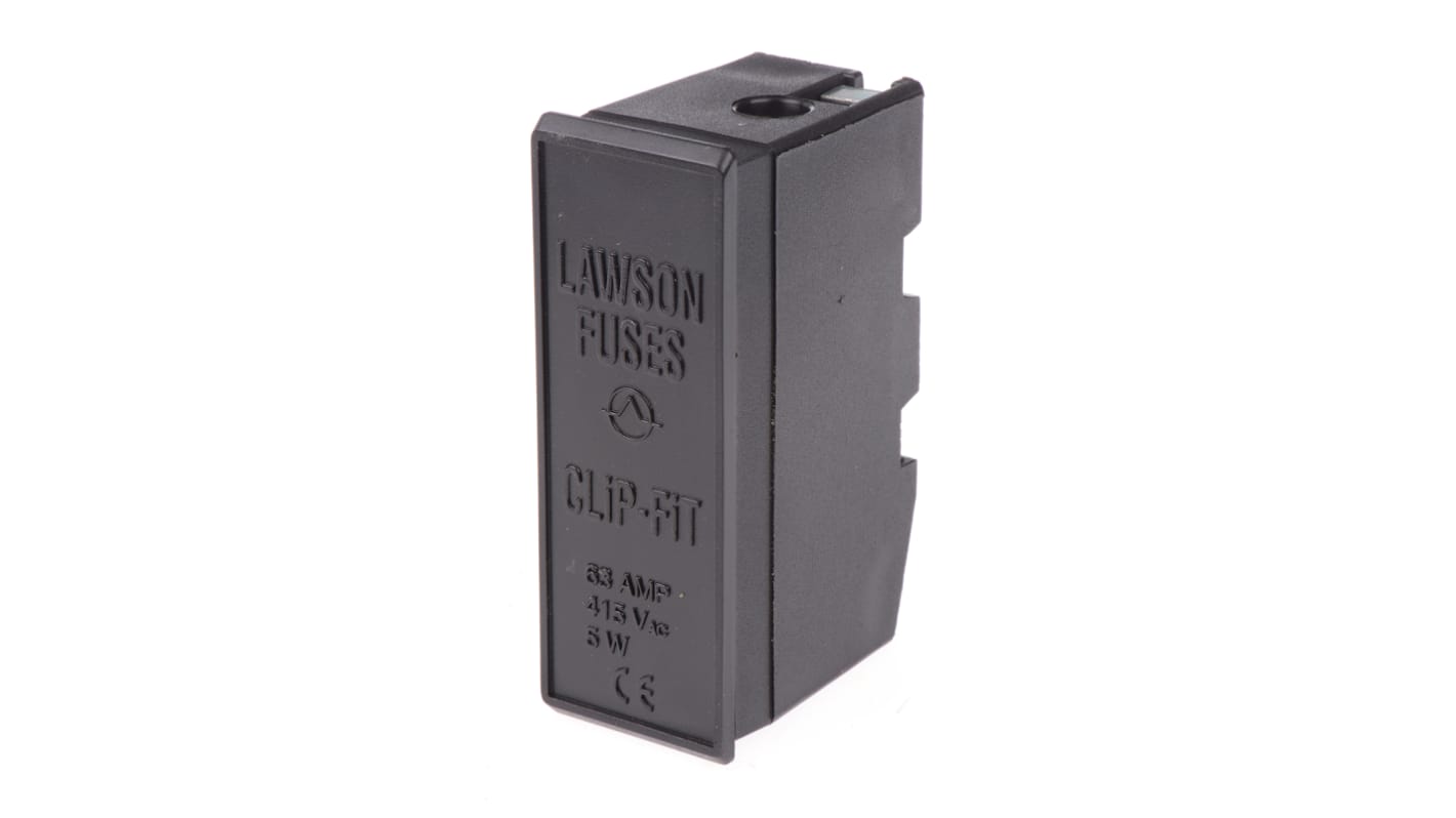 RS PRO 63A Rail Mount Fuse Holder for F2 Fuse, 415V ac