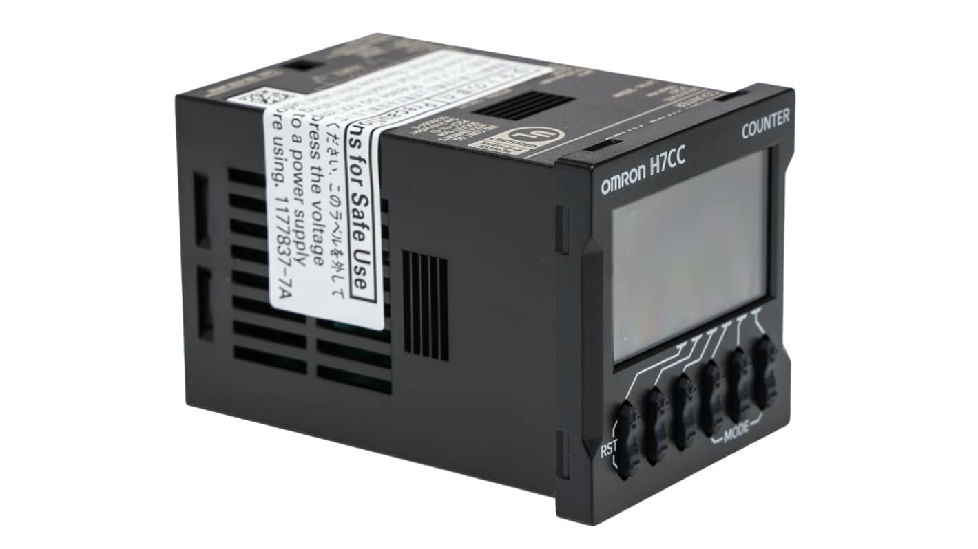 Omron 数字计数器, 6位数字, 12 → 48 v 直流、 24 v 交流电源, 带背光, H7CC系列