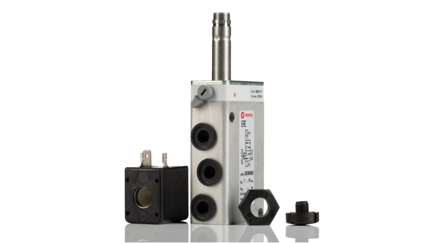 Norgren Pneumatic Solenoid Valve - Solenoid/Air G 1/4 2636 Series