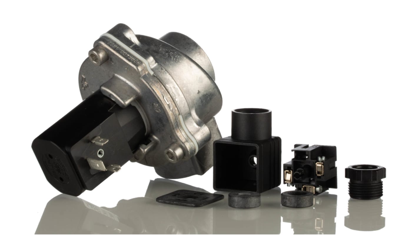 Pneumatic Control Valve Buschjost de 2 puertos, G 1", Piloto, NC de 24 V dc