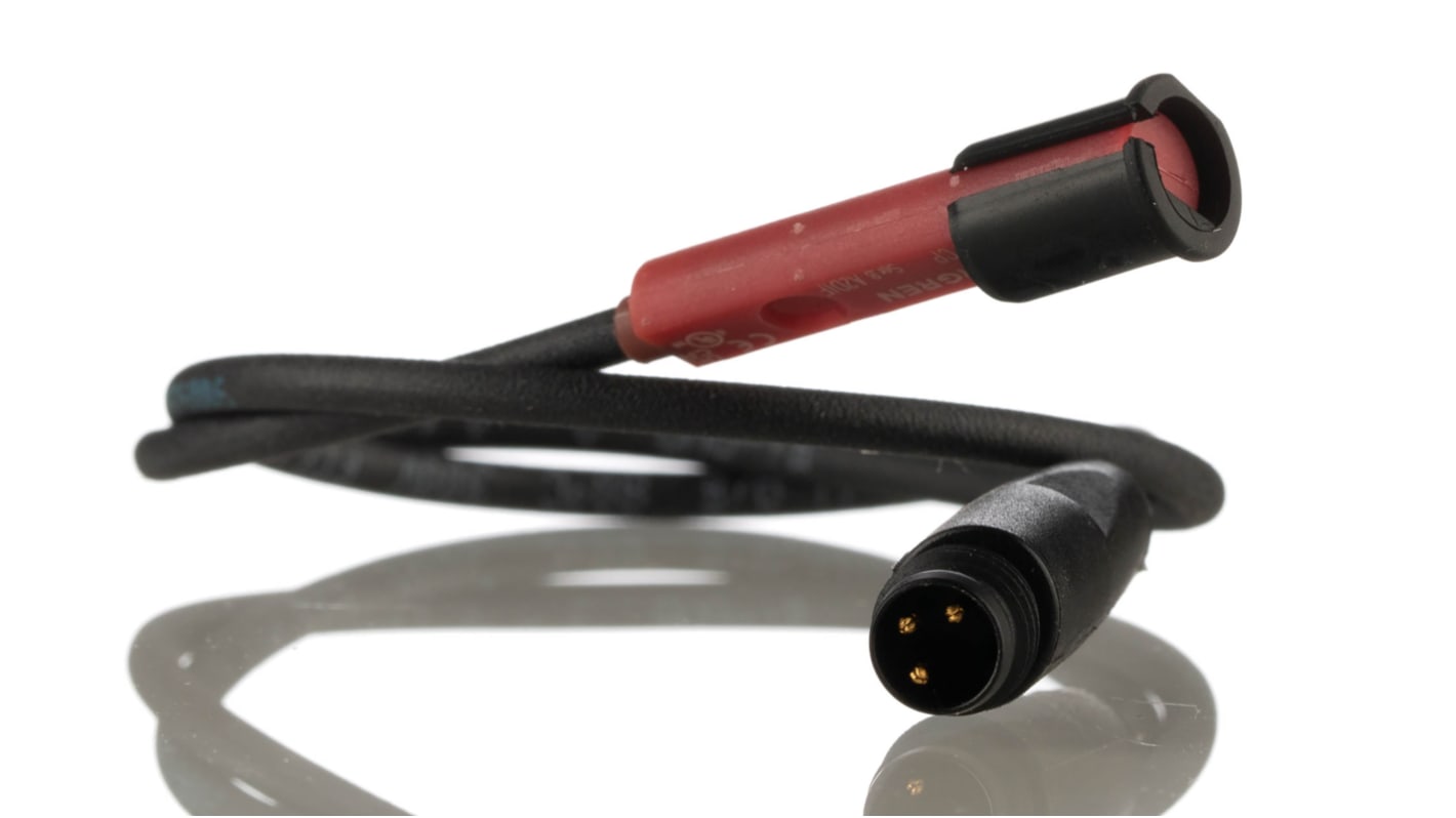 Norgren NPN Solid State Pneumatic Cylinder & Actuator Switch, M/50/EAP Series, 10 → 30V dc, with LED indicator