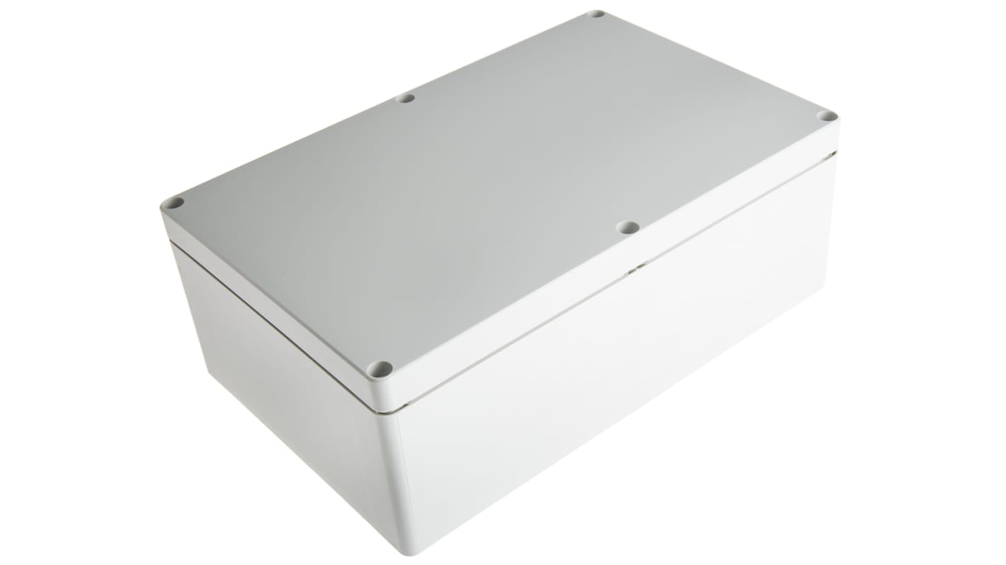 Fibox Euronorm II Series Grey Polycarbonate Enclosure, IP66, IP67, Grey Lid, 250 x 160 x 90mm