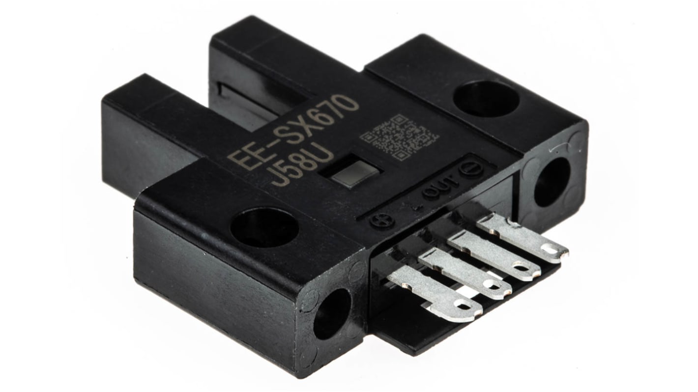 Rs-Online Sensore fotoelettrico a forcella Omron a fascio diretto rilevamento 5 mm uscita NPN