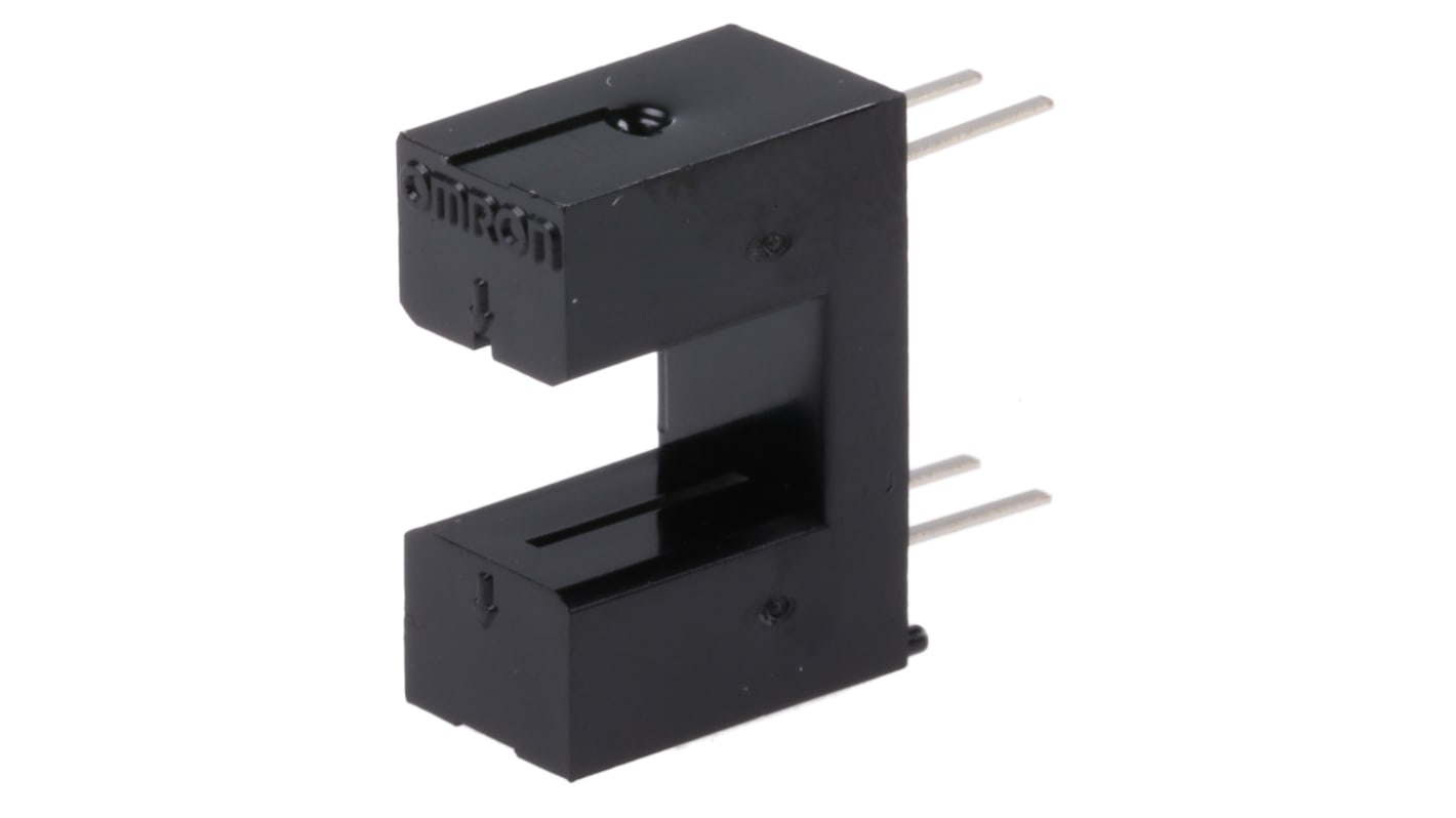 Omron EE-SX THT Transistor Gabel-Lichtschranke, Anstieg 4000ns / Fallzeit 4000ns, 4-Pin