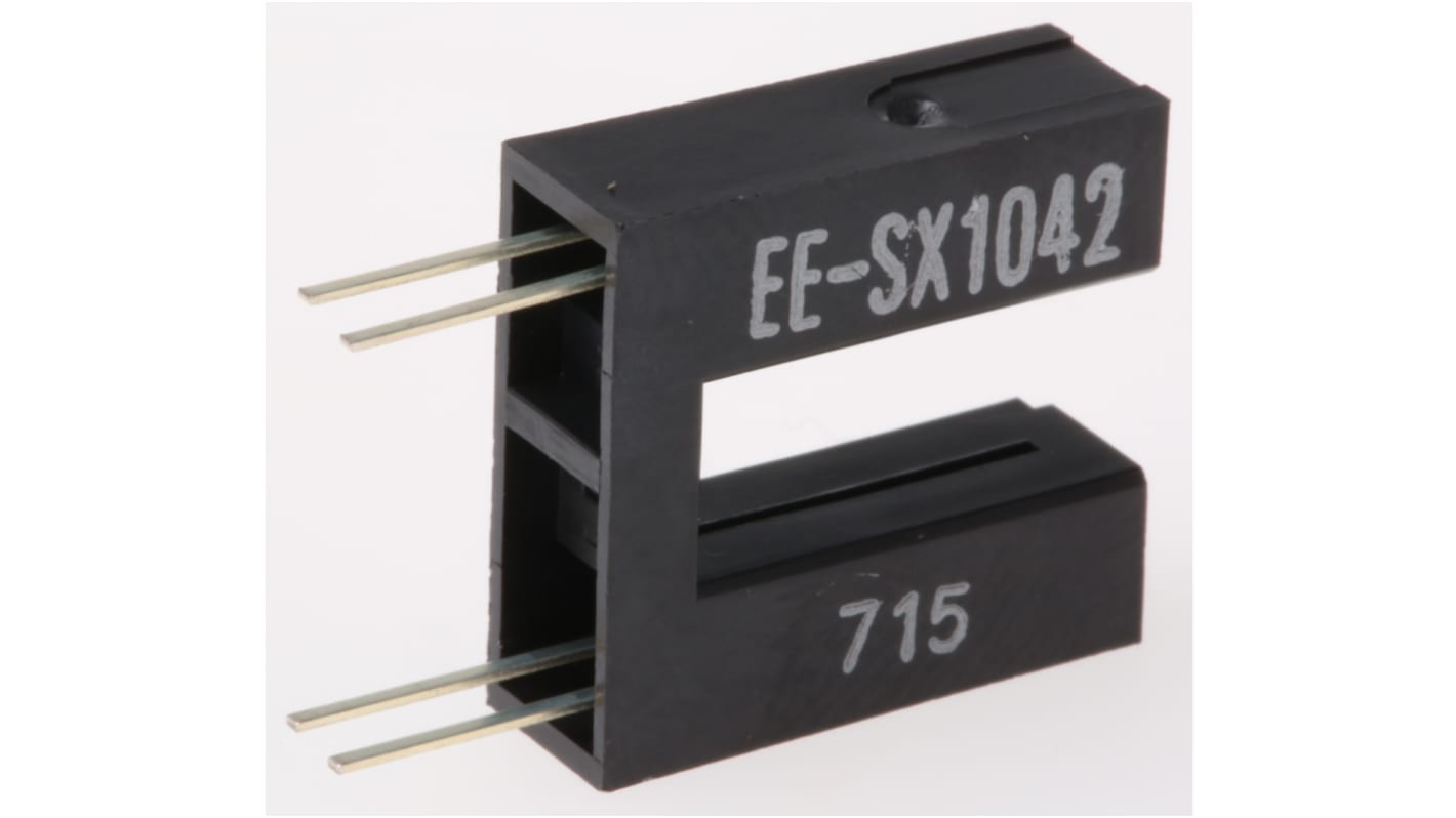 Omron EE-SX THT Transistor Gabel-Lichtschranke, Anstieg 4000ns / Fallzeit 4000ns, 4-Pin