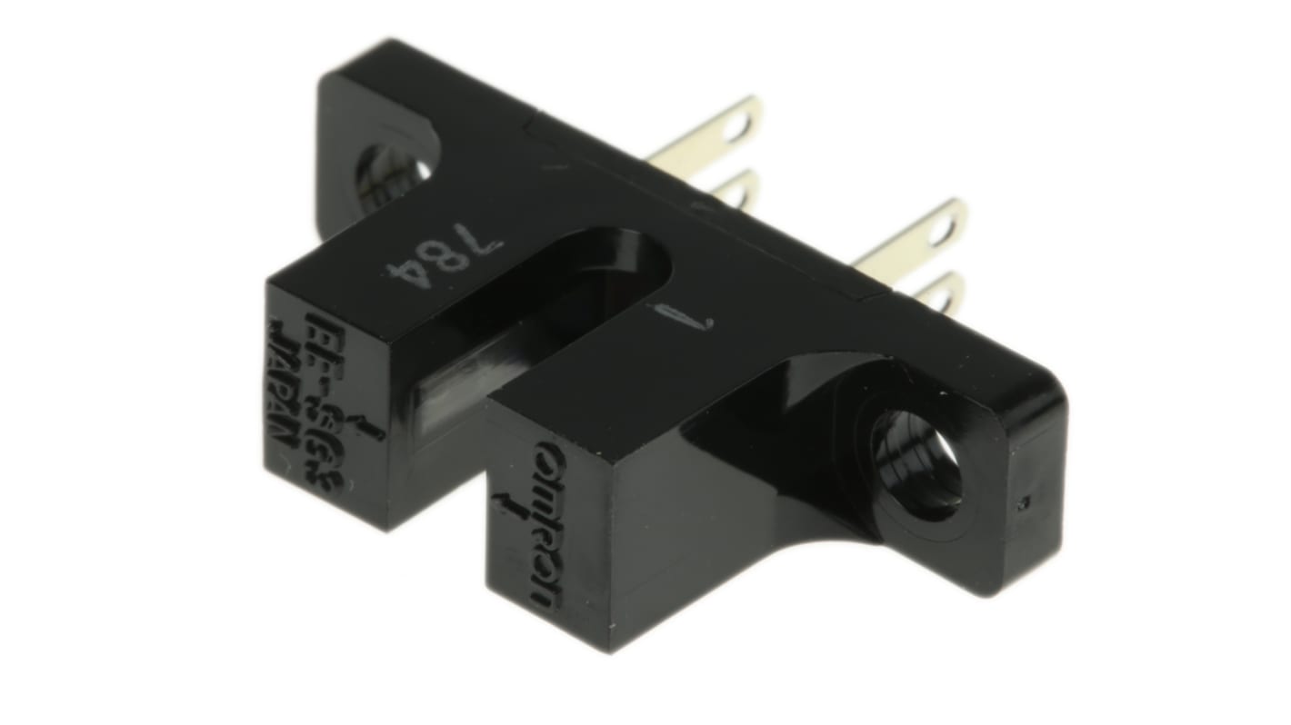 Interruttore ottico a taglio Omron, 4 pin 1 canale, slot da 3.6mm, uscita Fototransistor, Montaggio con foro passante