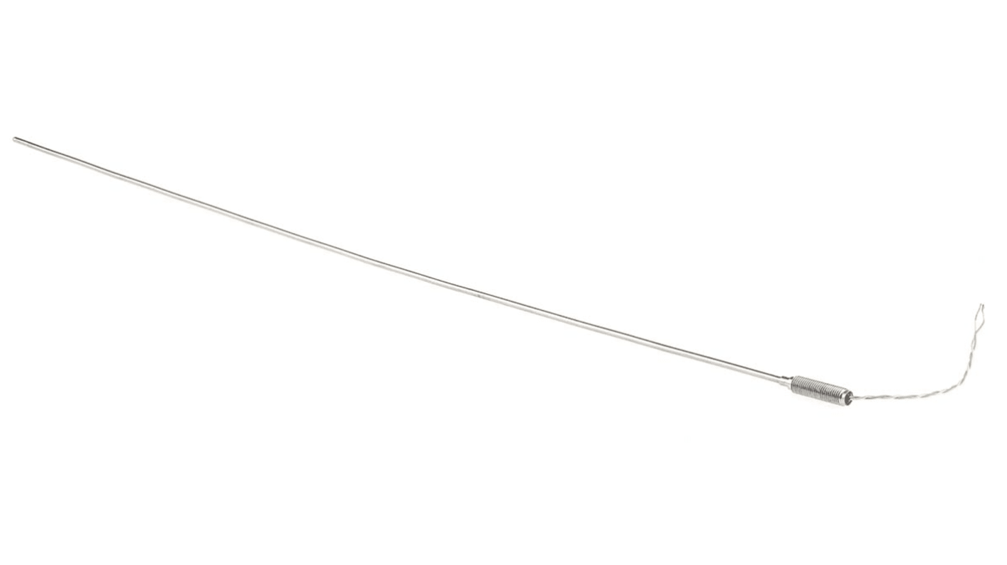 RS PRO Type K Mineral Insulated Thermocouple 500mm Length, 3mm Diameter → +1100°C