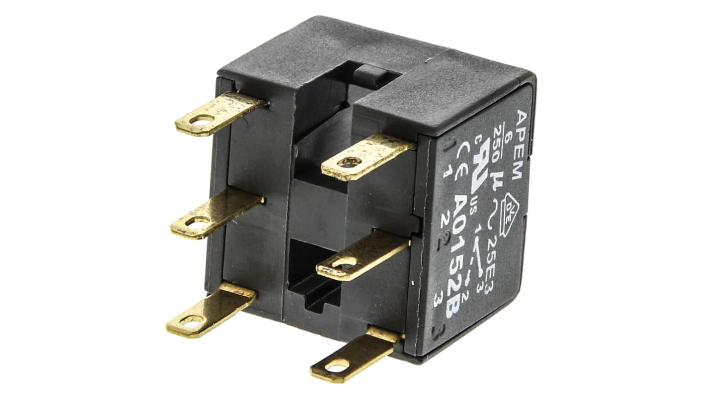 APEM A01 Series Contact Block for Use with A01 Series, 2CO
