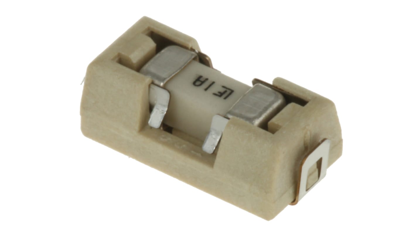 Fusible no rearmable, Littelfuse, 0154001.DR, 1A, FF 125V ac/dc