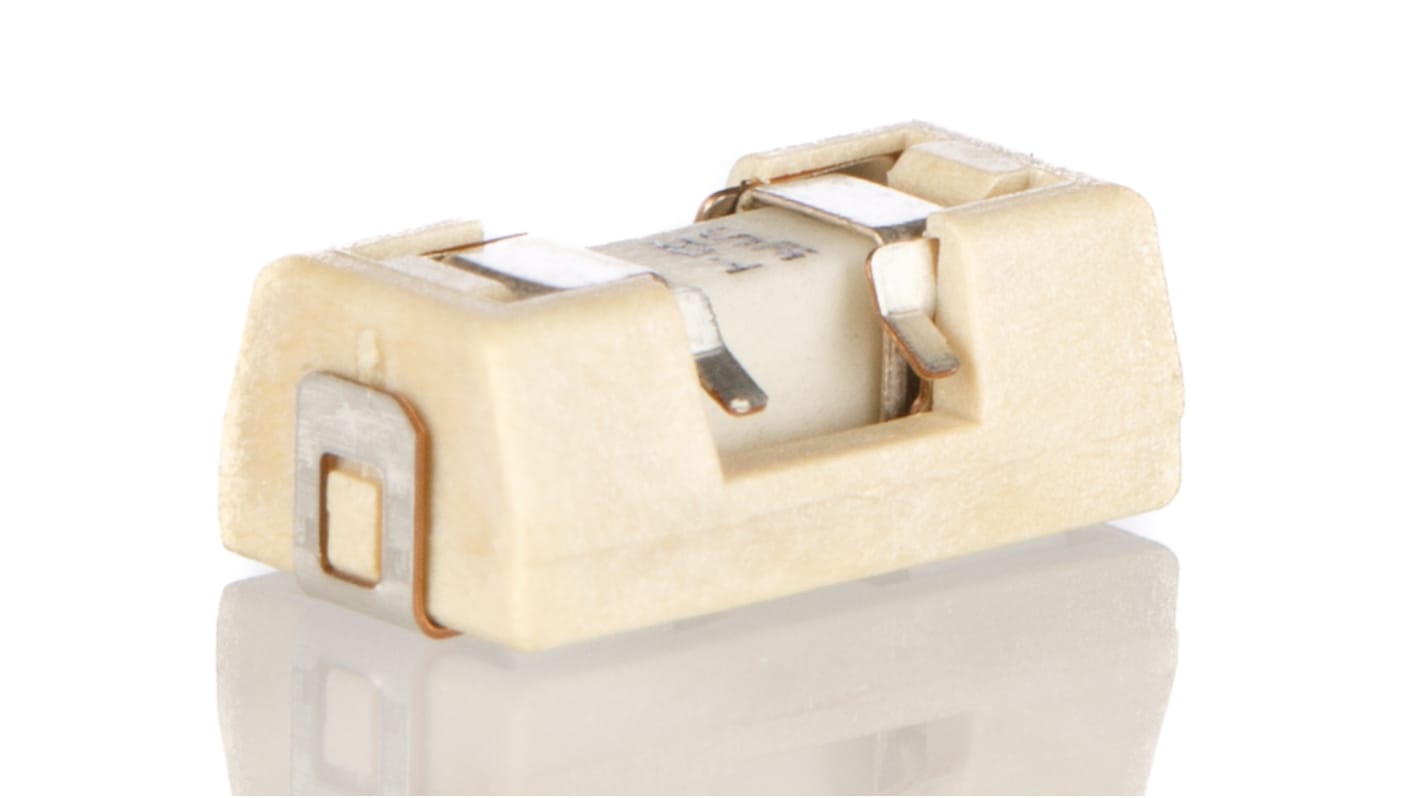Littelfuse T贴片一次性保险丝, 5A, 125V 交流/直流, 9.73mm长 x 5.03mm宽 x 3.81mm高