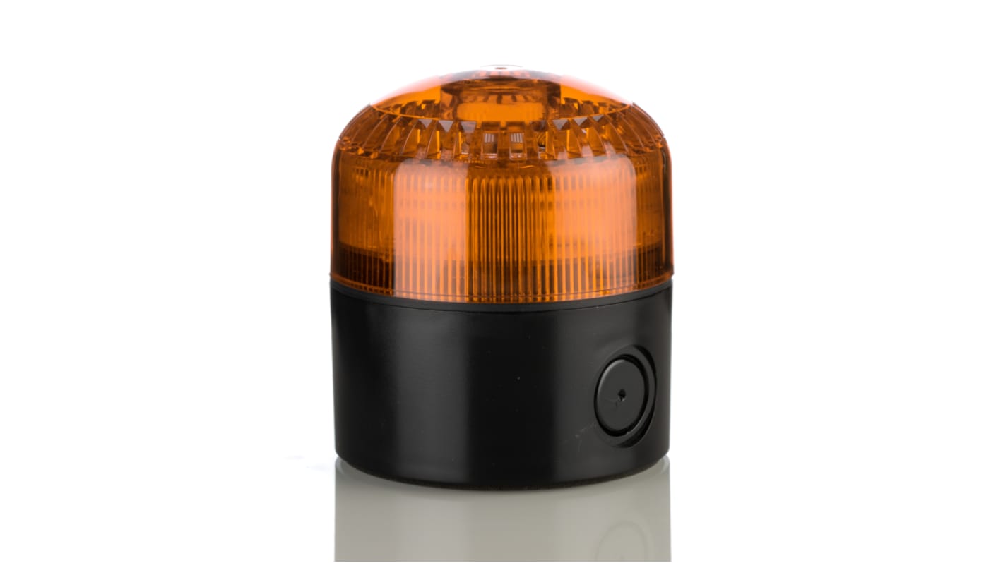 Combiné balise/sirène RS PRO, lentille Ambre à LED, 120 → 240 V