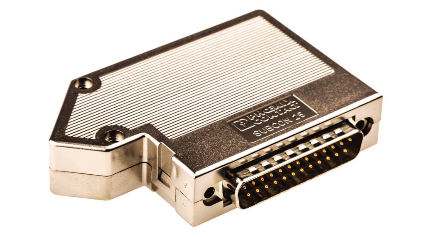 Connettore D-Sub Phoenix Contact Connettore D ultraminiaturizzato, Maschio, 25 vie, terminazione Morsetti a vite