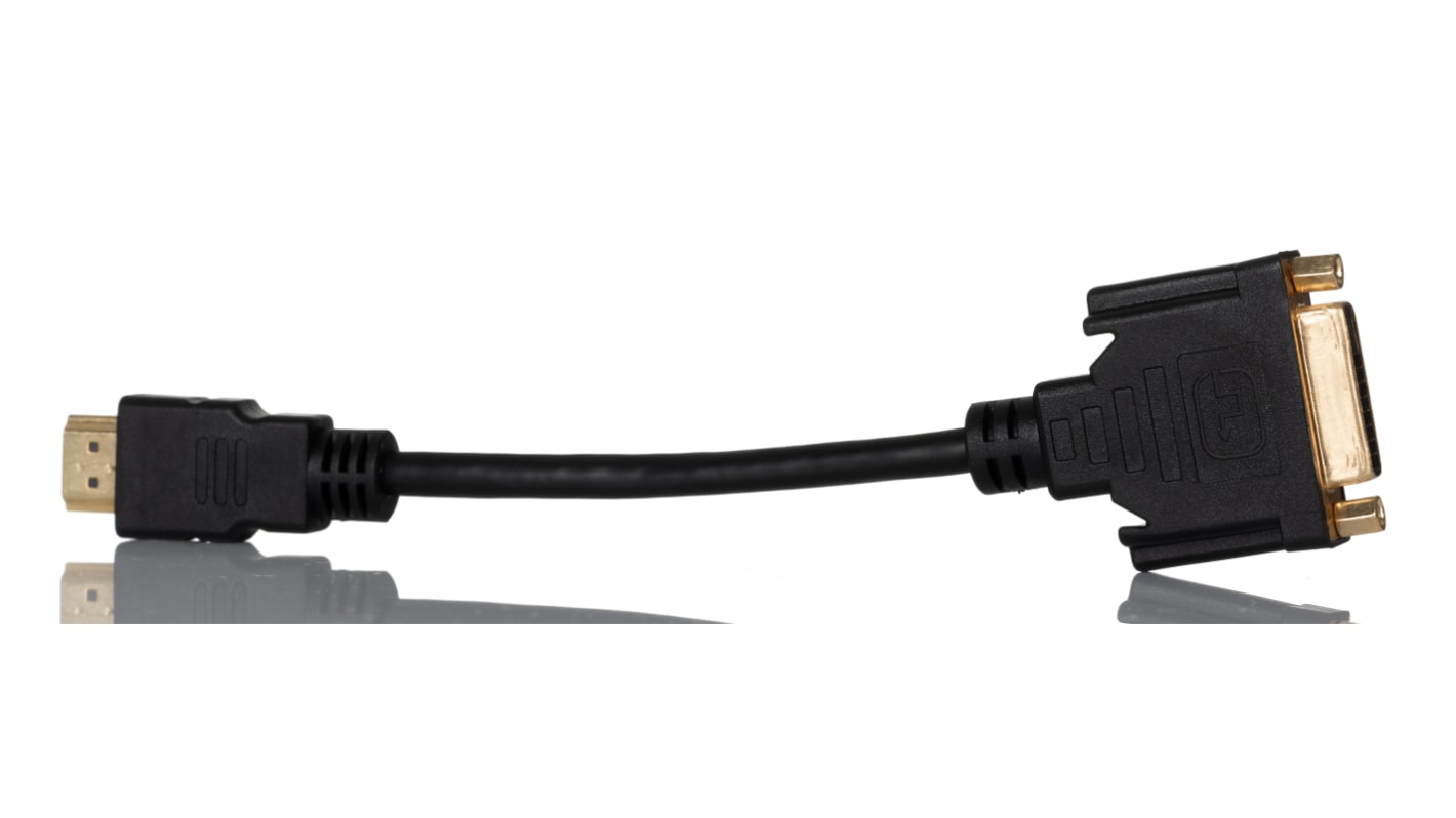 RS PRO Adapter, Male HDMI to Female DVI-D