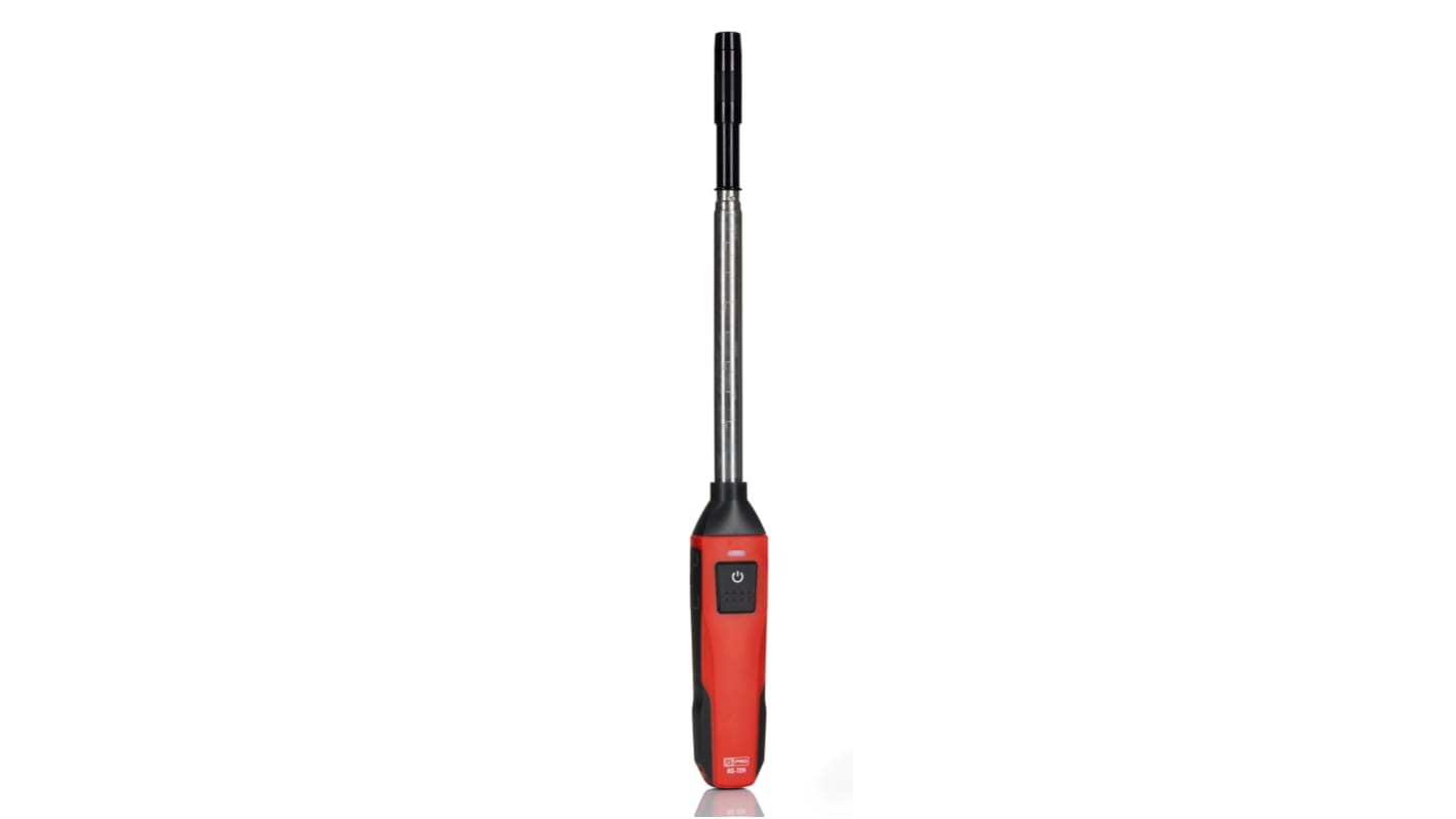 Sonda RS-72H przepływ 30m/s 0.01m/s RS PRO Przepływ powietrza, Prędkość ruchu powietrza, Wilgotność, Temperatura