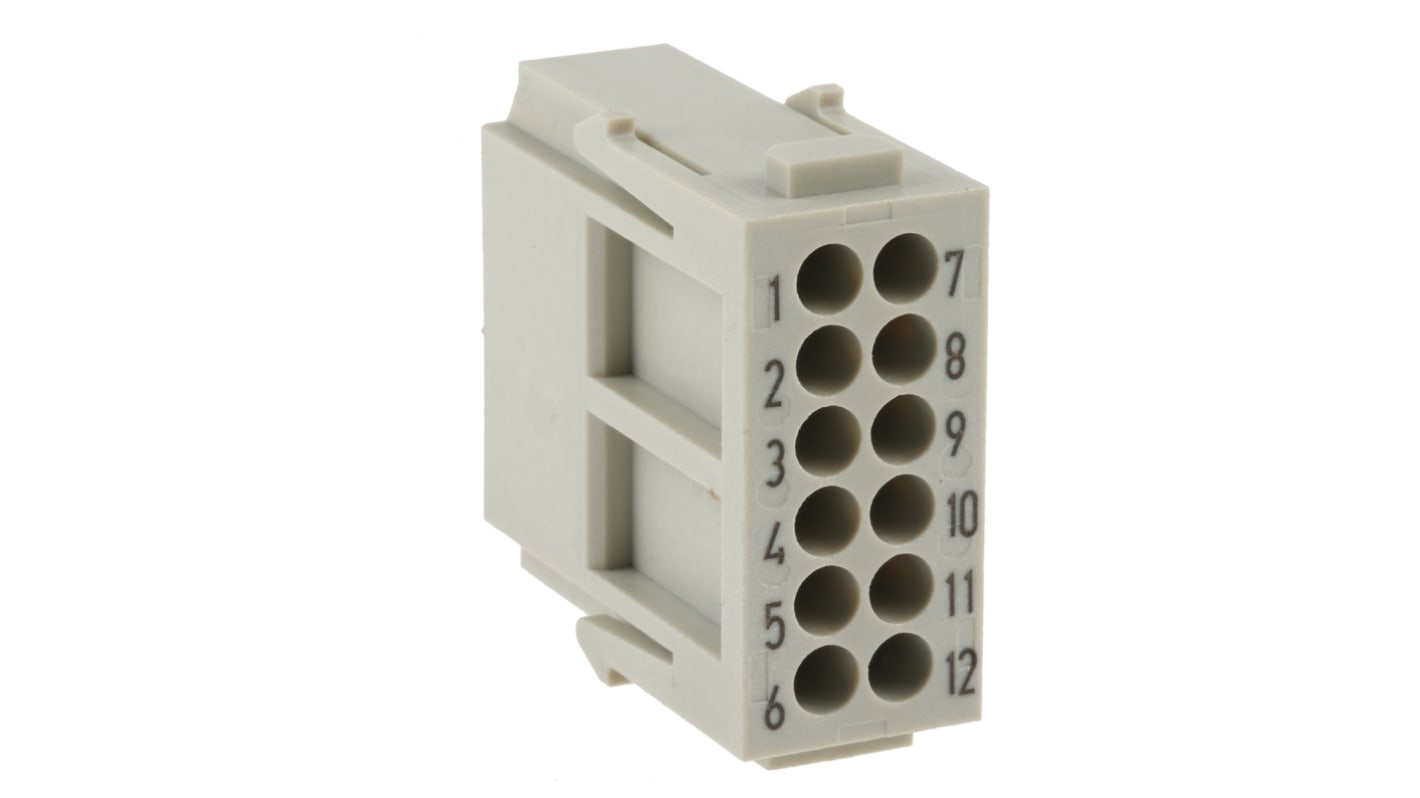 Aislante para conector industrial HARTING Macho, serie Han-Modular