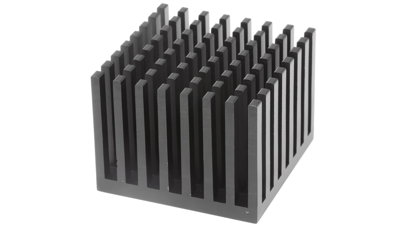 Fischer Elektronik Heatsink, 4K/W, 49.5 x 49.5 x 38mm, Adhesive Foil