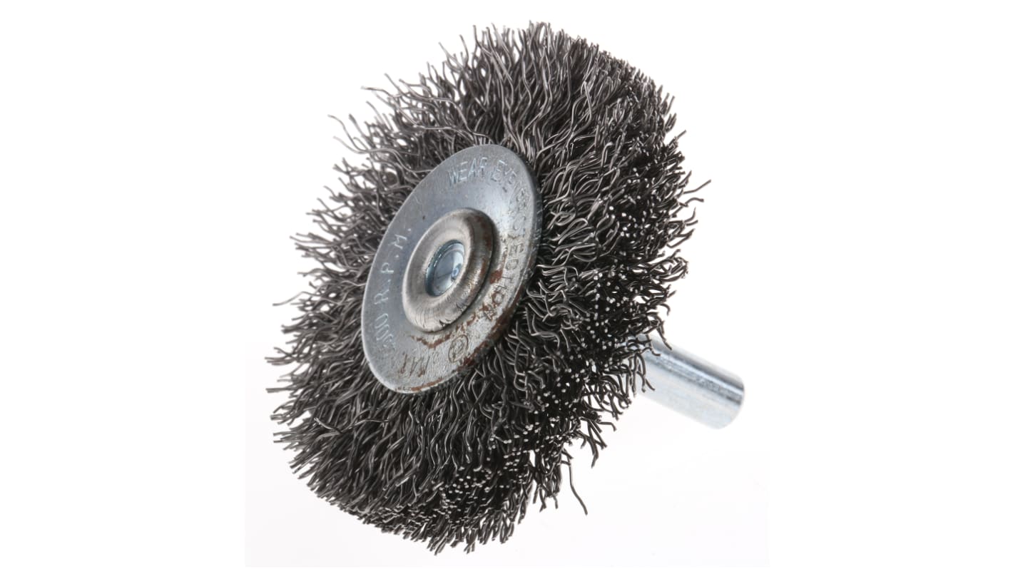 Tivoly Steel Circular Abrasive Brush, 50mm Diameter