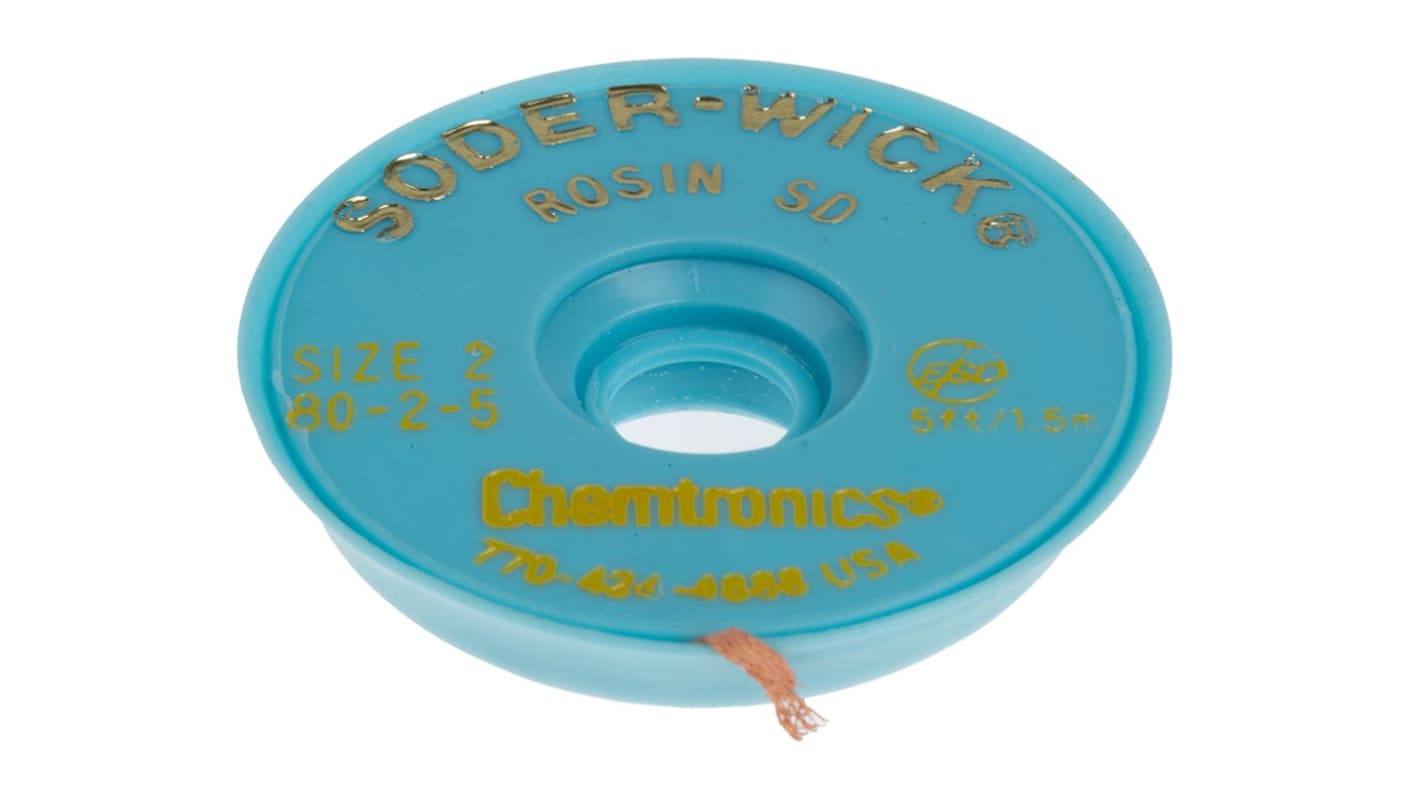 Chemtronics 吸锡带, 1.5mm宽, 1.5m长
