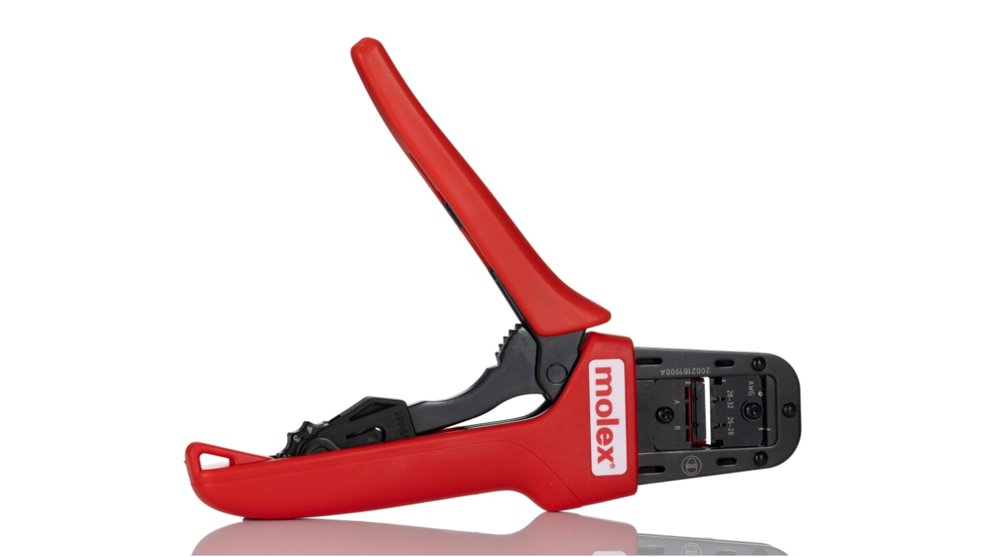 Molex 圧着工具, ワイヤ寸法:32 → 26AWG, 圧着工具, 207129 Molex 圧着工具, ワイヤ寸法:32 → 26AWG, 圧着工具, 207129