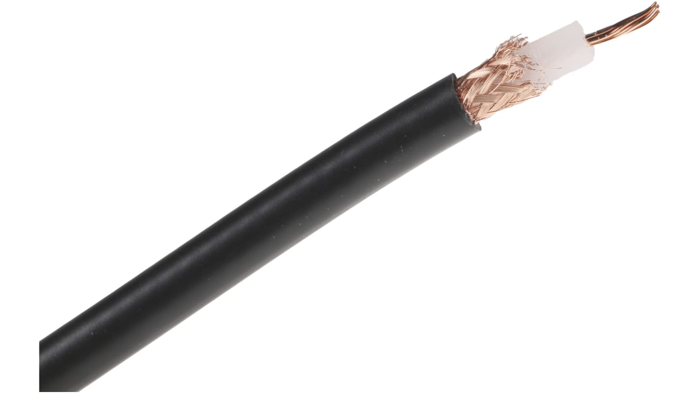 RS PRO, 50m, RG213/U Coaxial, Unterminated50 Ω