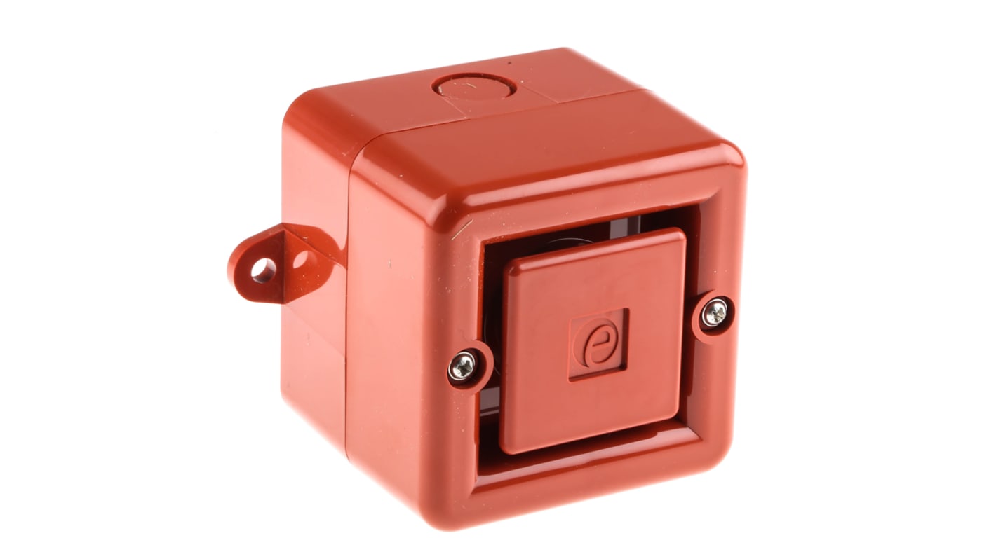Segnalatore acustico elettronico e2s, 230 V c.a., 104dB a 1 m, IP66, montaggio superficiale