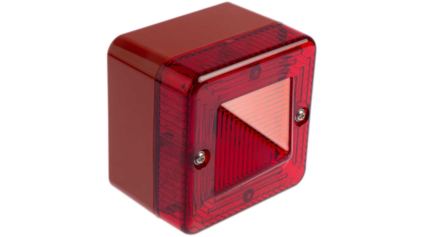 Segnalatore Lampeggiante e2s, Xeno, Rosso, 230 V c.a.